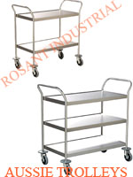 Stainless Steel Mulit-Deck Trolleys