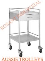 ATQ Stainless Steel Dressing Trolleys -1 Drawer