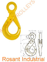 G80 Chain Fittings: Eye Self Locking Safety Hook