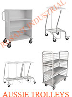 Stainless Steel Linen Trolleys