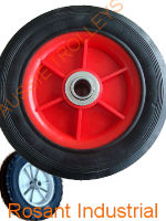 Wheels: Solid Rubber with Poly Rim