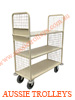 Linen Trolley with Mesh Ends-AT/MW/LTME