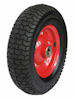 Pneumatic Wheelbarrow Wheel 16/4.50-8 with 1"  Precision Bearings-WLPN16/4.50-81x214